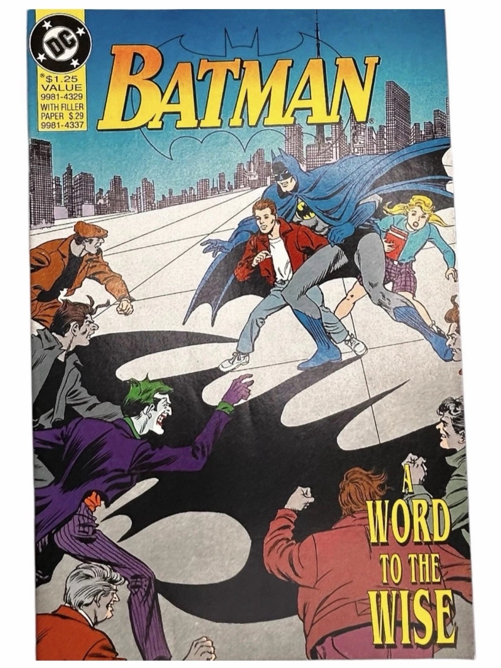 Batman 1992 Zellers Promotion A Word to the Wise Joker Canadian Print